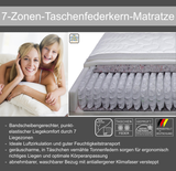 Polsterbett Cambria ohne Fußteil