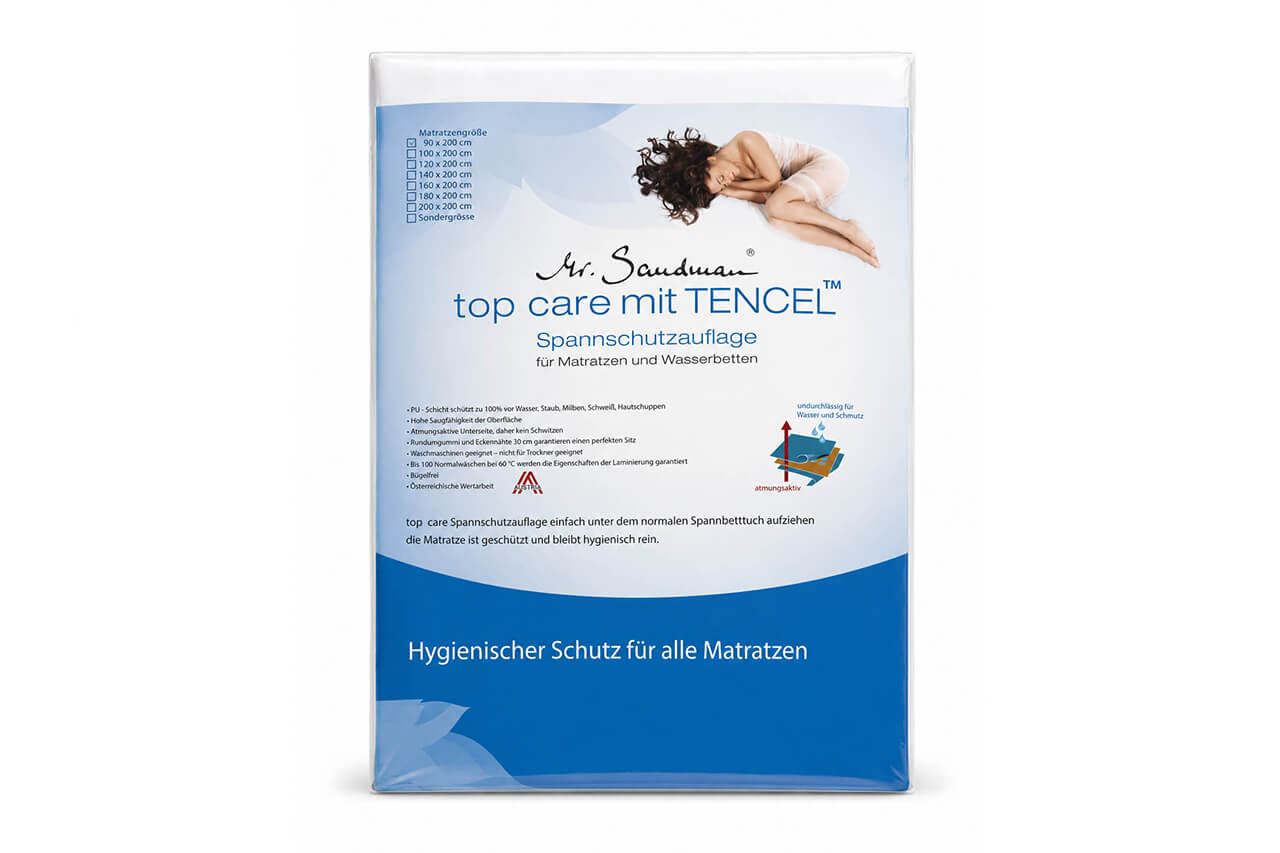 Hygienische Spannschutzauflage für Topper 5-12cm Höhe
